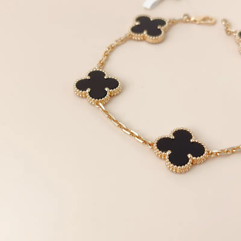 Van Cleef & Arpels Bracelet Alhambra Alhambra Collection Five-Motif Bracelet 18KY ellow Gold Vintage Small 19cm โ cover view 9 of 11