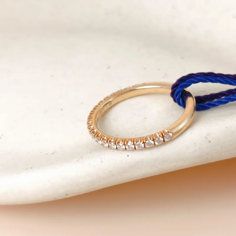 CARTIER Ring Etincelle de Ring Rose Gold Diamond18KR ose Gold One Size 51 — cover view 2 of 7