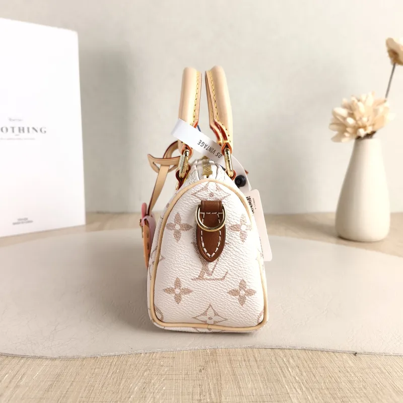 Louis Vuitton Crossbody Bag Speedy Nano PVC nano 16 × 7.5 × 10 cm — detail view 6 of 10