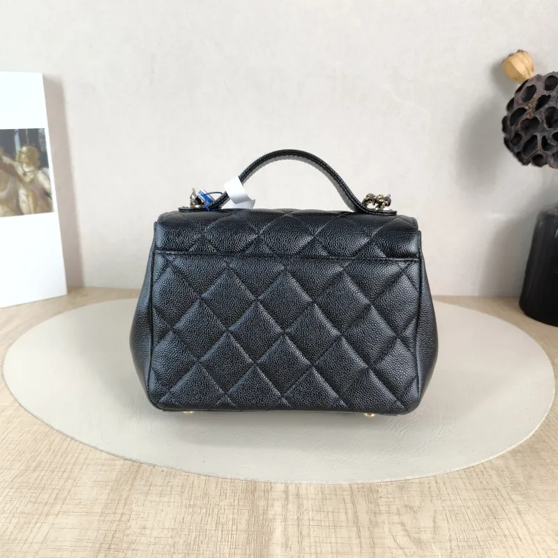 Chanel Crossbody Bag affinity Messenger Bag Black Grained Calfskin Small 19 × 7 × 14 cm 31 — cover view 3 of 6