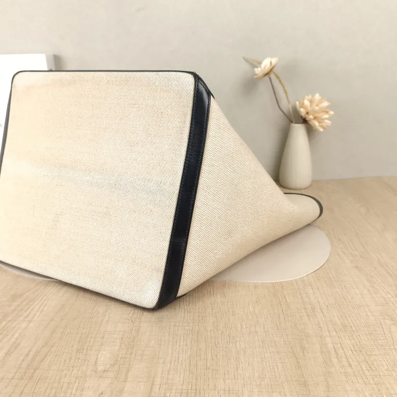CELINE Top Handle Bagcabas logo tote Colorblock Black Canvas One Size31 × 25 × 30.5 cm — detail view 10 of 12