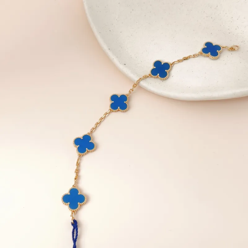 Van Cleef & Arpels Bracelet Alhambra Alhambra Collection Five-Motif Bracelet 18KY ellow Gold Vintage Small 1.5 × 1.5 × 19 cm — cover view 11 of 13