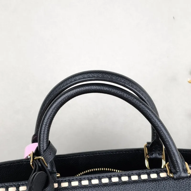 Louis Vuitton Top Handle Bag VOSGES Top Handle Crossbody Bag Black Calfskin One Size 35 × 13 × 22 cm — detail view 6 of 12