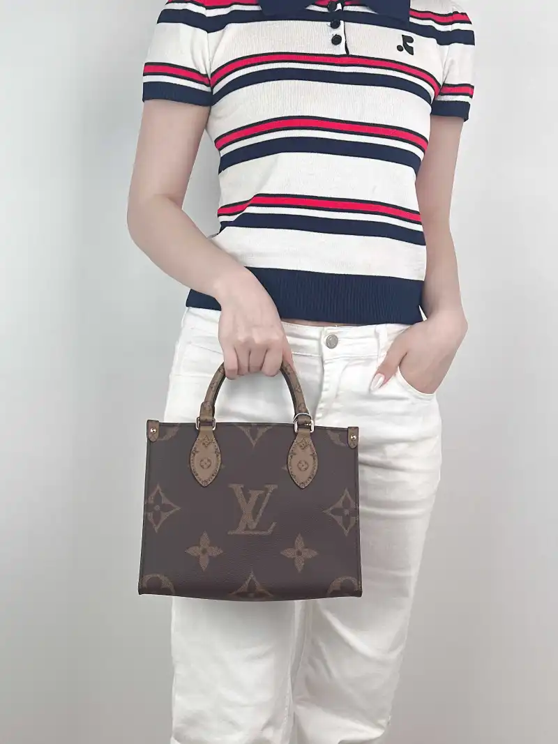 Louis Vuitton Shoulder Bag Onthego Monogram PVC Small25 × 11.5 × 19 cm — on-model view 1 of 5