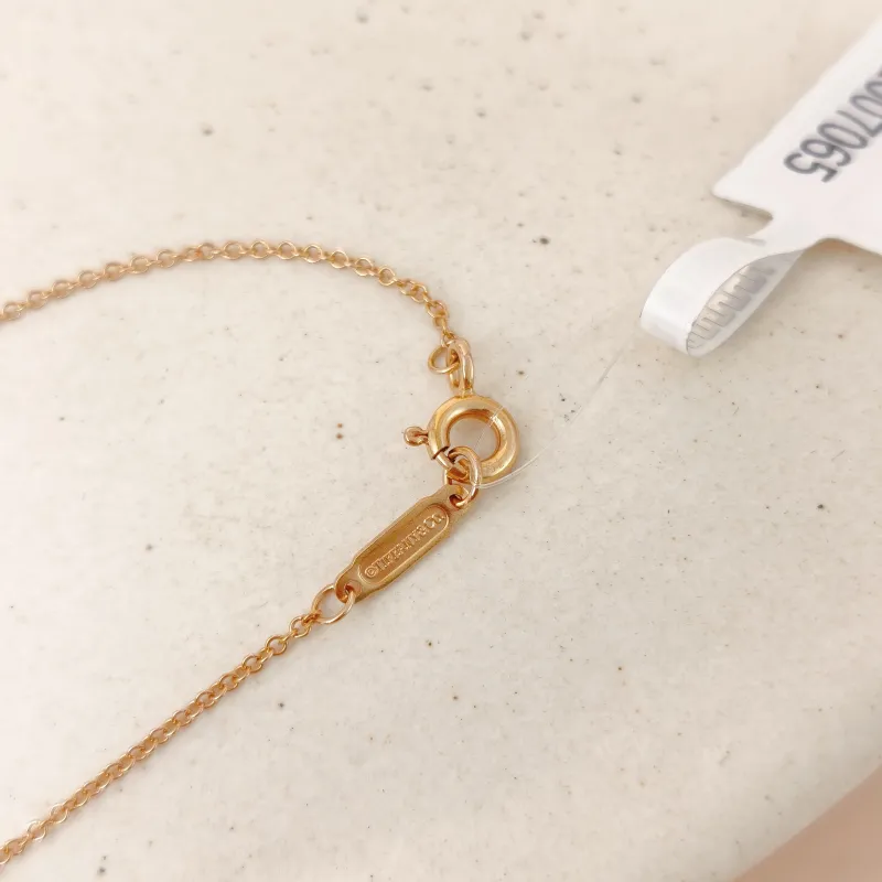 Tiffany&Co. Necklace Keys Collection Pavé Diamond Necklace Rose Gold Diamond18KR ose Gold One Size 40cm — cover view 4 of 11