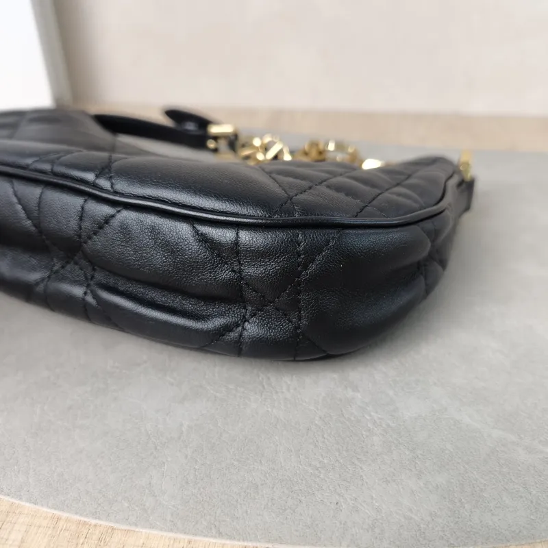 DIOR Shoulder Bag CD Lounge Black Lambskin One Size26 × 5.5 × 15 cm — detail view 1 of 10