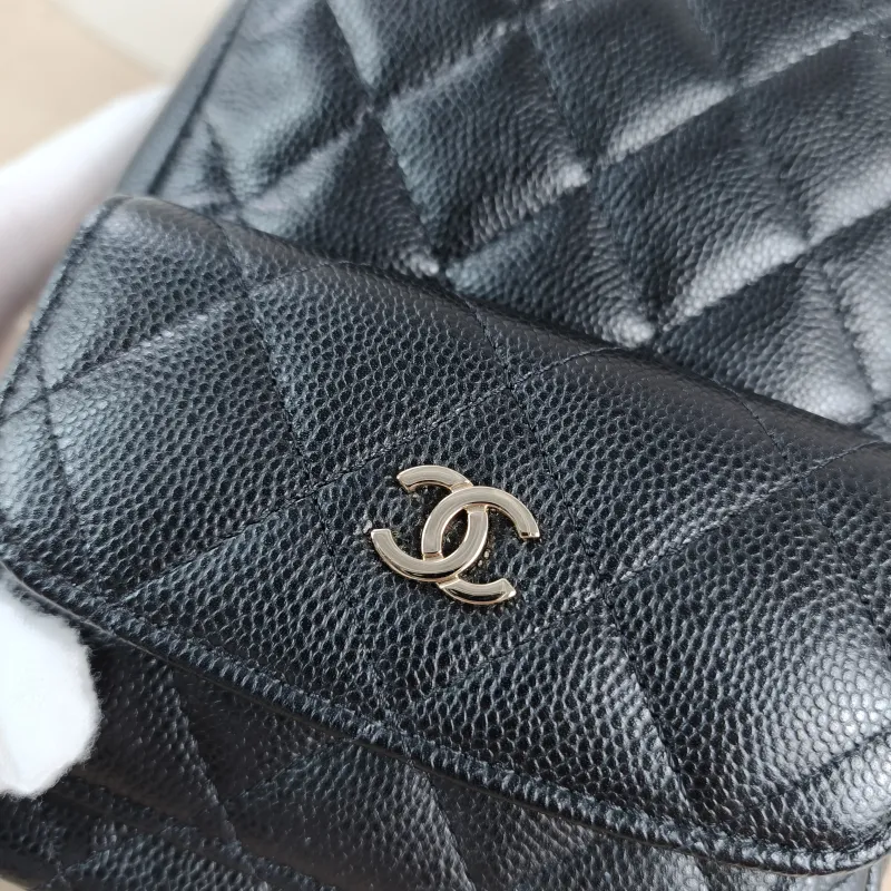 Chanel Backpack mini Backpack Collection Black Grained Calfskin One Size 13 × 9 × 18 cm — detail view 2 of 10