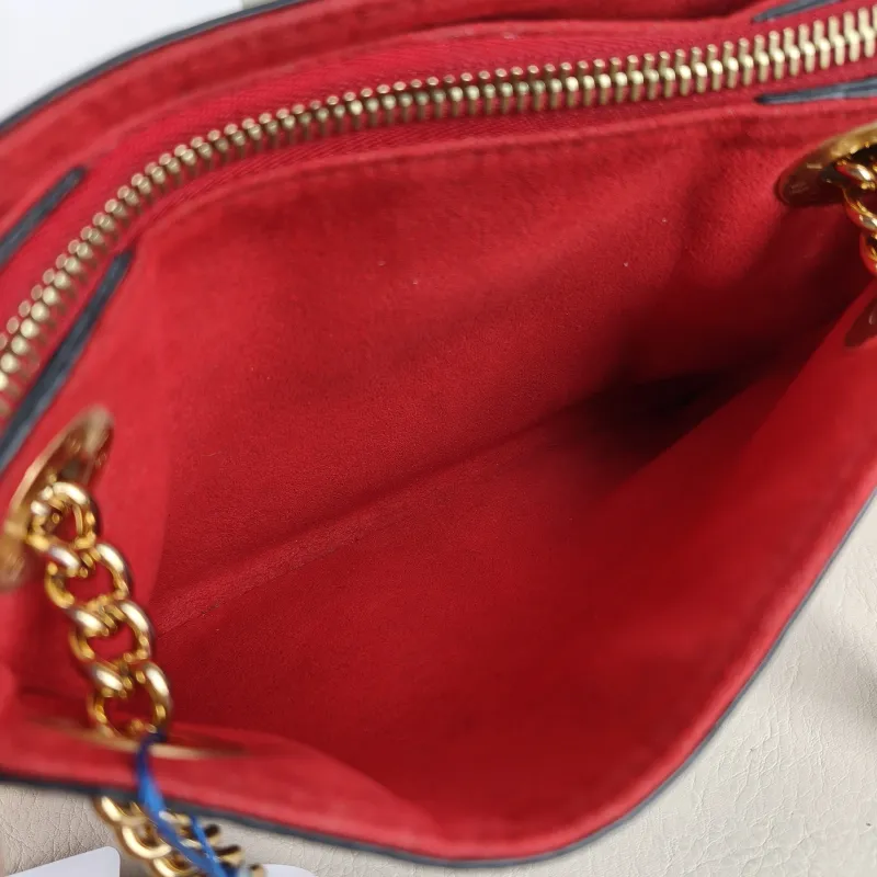 Louis Vuitton Crossbody Bag Surène BB Chain Bag Red Monogram PVC · Calfskin BB 24 × 11 × 17 cm — detail view 9 of 11