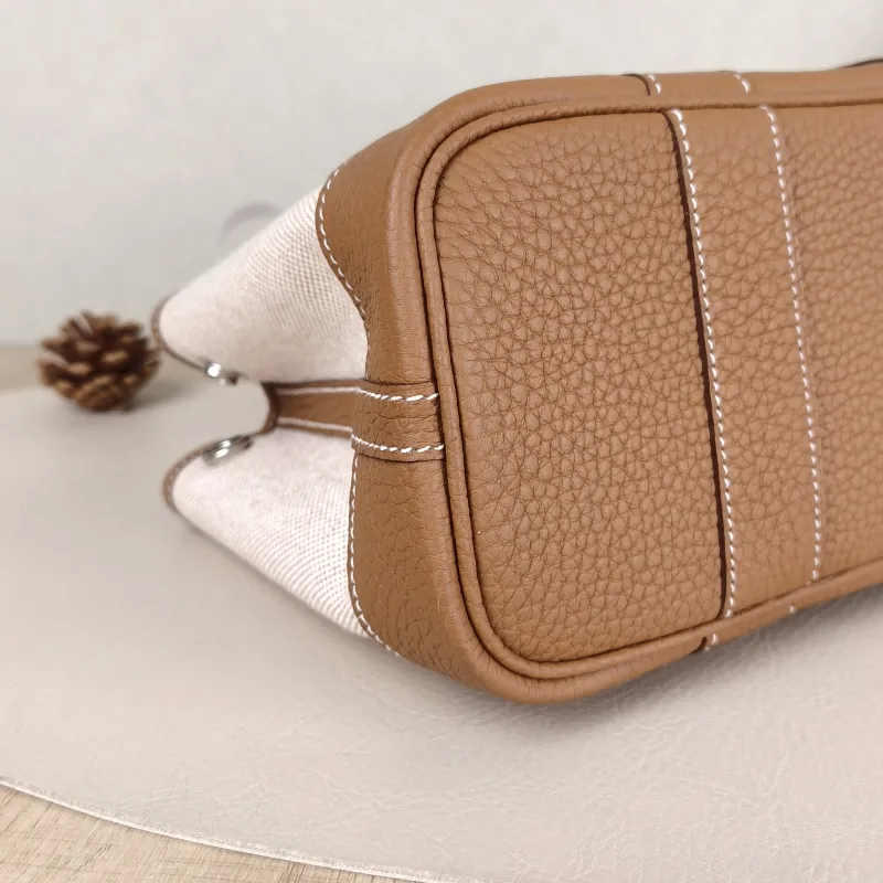 Hermès Top Handle Bag Neo Garden 23 Mini Canvas mini23 × 10 × 16 cm — detail view 4 of 8