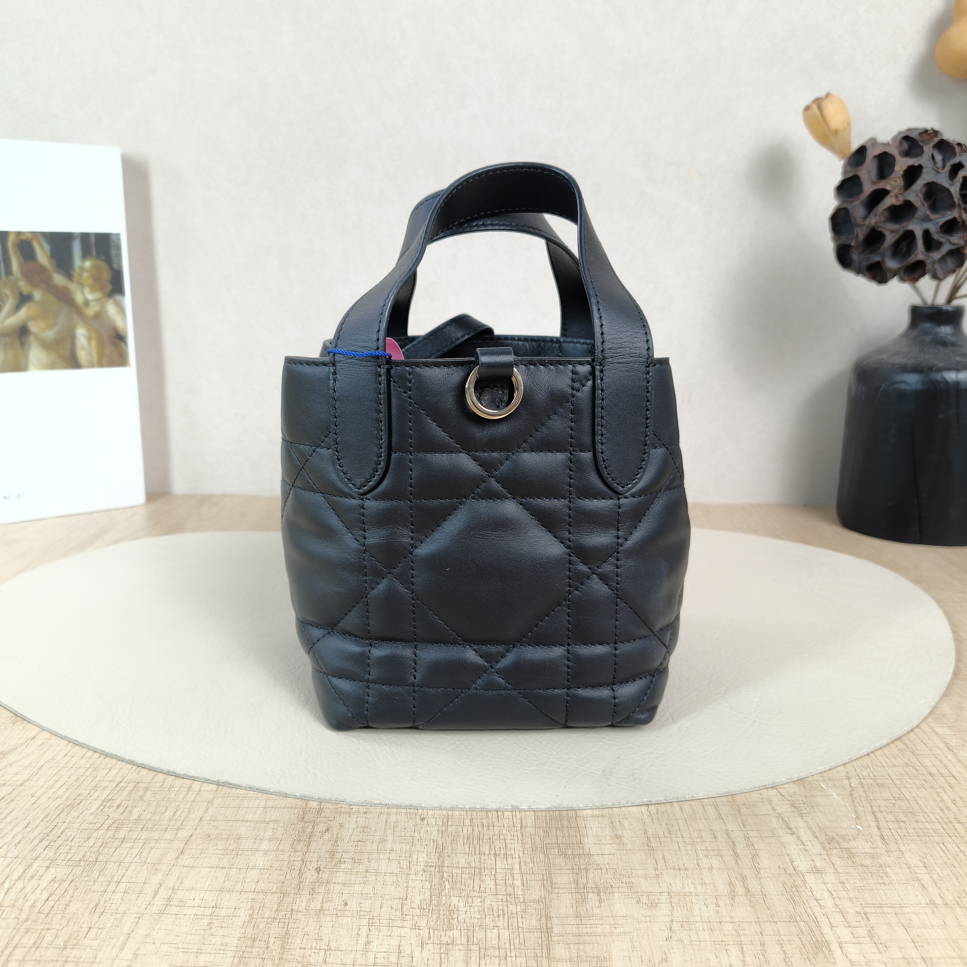 DIOR Shoulder Bag TOUJOURS Edition Black Calfskinmini13 × 12 × 15 cm — cover view 4 of 6