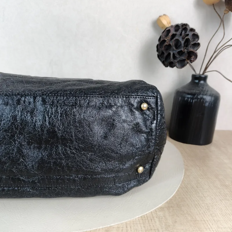 Chanel Shoulder Bag Tote Bag Black Calfskin One Size 32 × 14 × 19 cm 11 — detail view 8 of 11