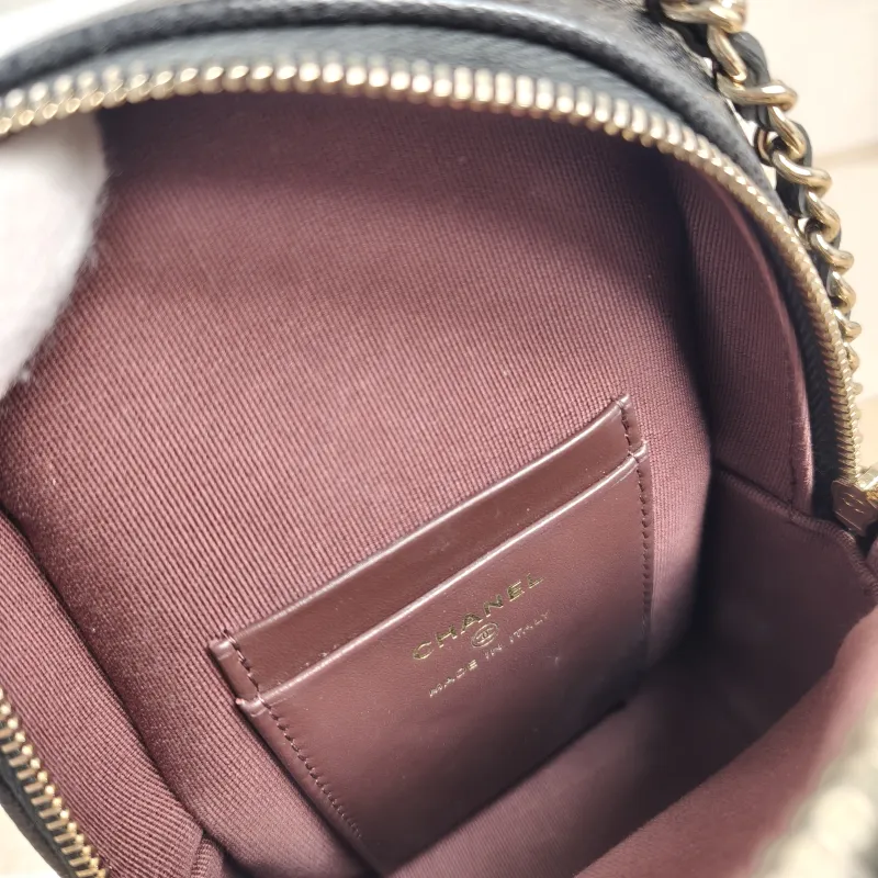 Chanel Backpack mini Backpack Collection Black Grained Calfskin One Size13 × 9 × 18 cm — detail view 12 of 12