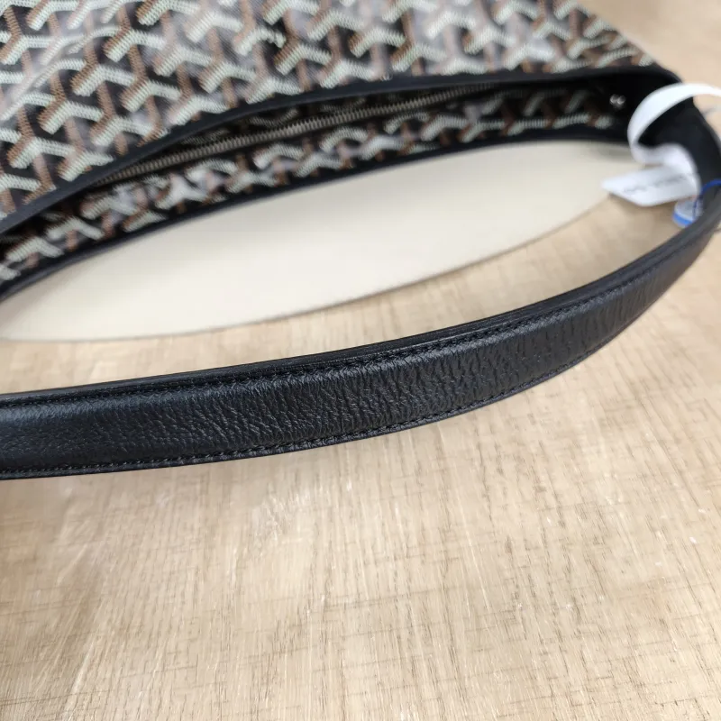 GOYARD Shoulder Bag Boheme Hobo​ Black ine Canvas Small 43 × 14 × 27 cm — detail view 2 of 12