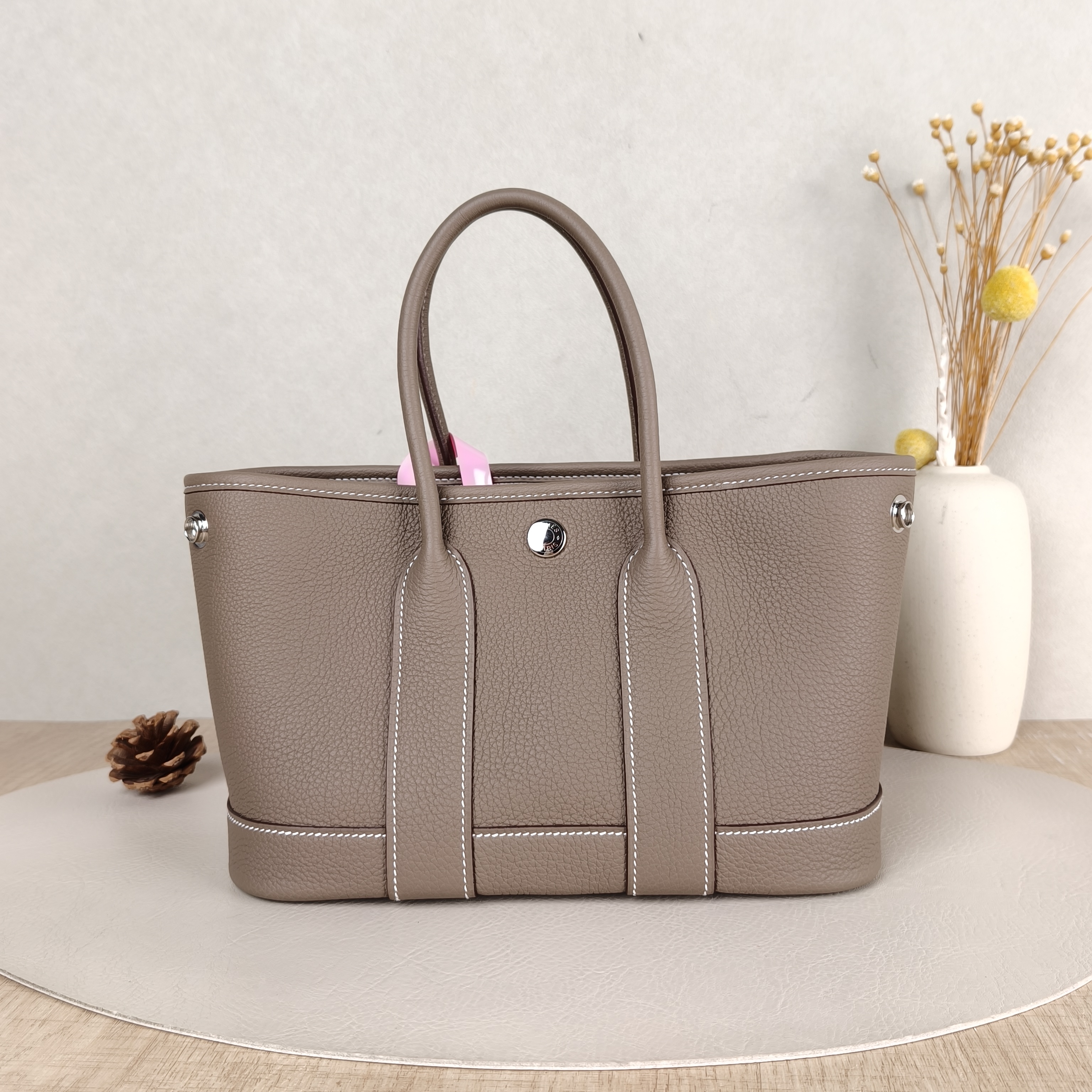 Hermès Top Handle Bag Neo Garden 23 Mini Negonda Calfskinmini23 × 10 × 16 cm