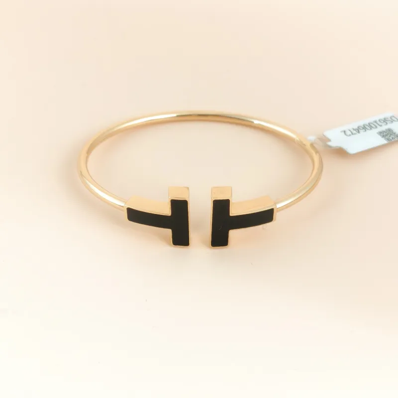Tiffany&Co. Bangle TC ollection Bangle 18KY ellow Gold One Size 17.7cm
