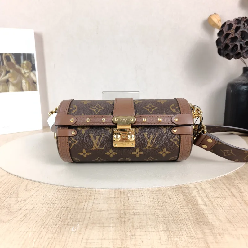 Louis Vuitton Crossbody Bag Papillon Trunk Monogram PVC Small19 × 9 × 9 cm