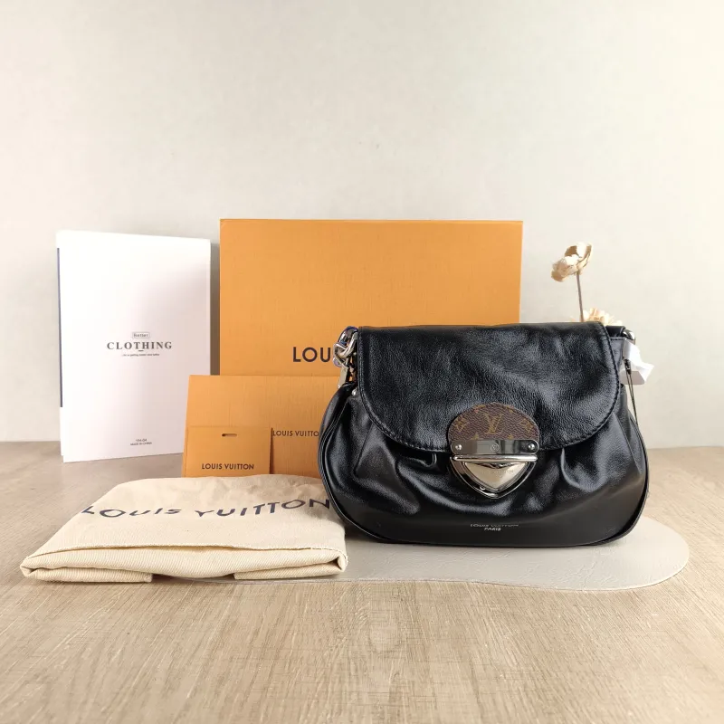 Louis Vuitton Shoulder Bag Sunset Vibe Black Lambskin One Size 27 × 3 × 18 cm — cover view 2 of 6
