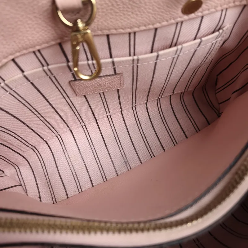 Louis Vuitton Top Handle Bag Montaigne Pink Calfskin BB 29 × 13 × 20 cm — detail view 6 of 11