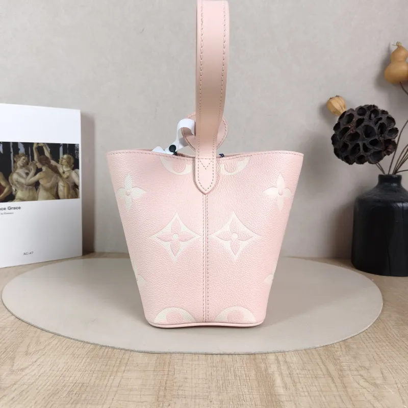 Louis Vuitton Top Handle Bag ALL IN BB · White Empreinte Embossed Calfskin BB16 × 12 × 18 cm — cover view 2 of 6