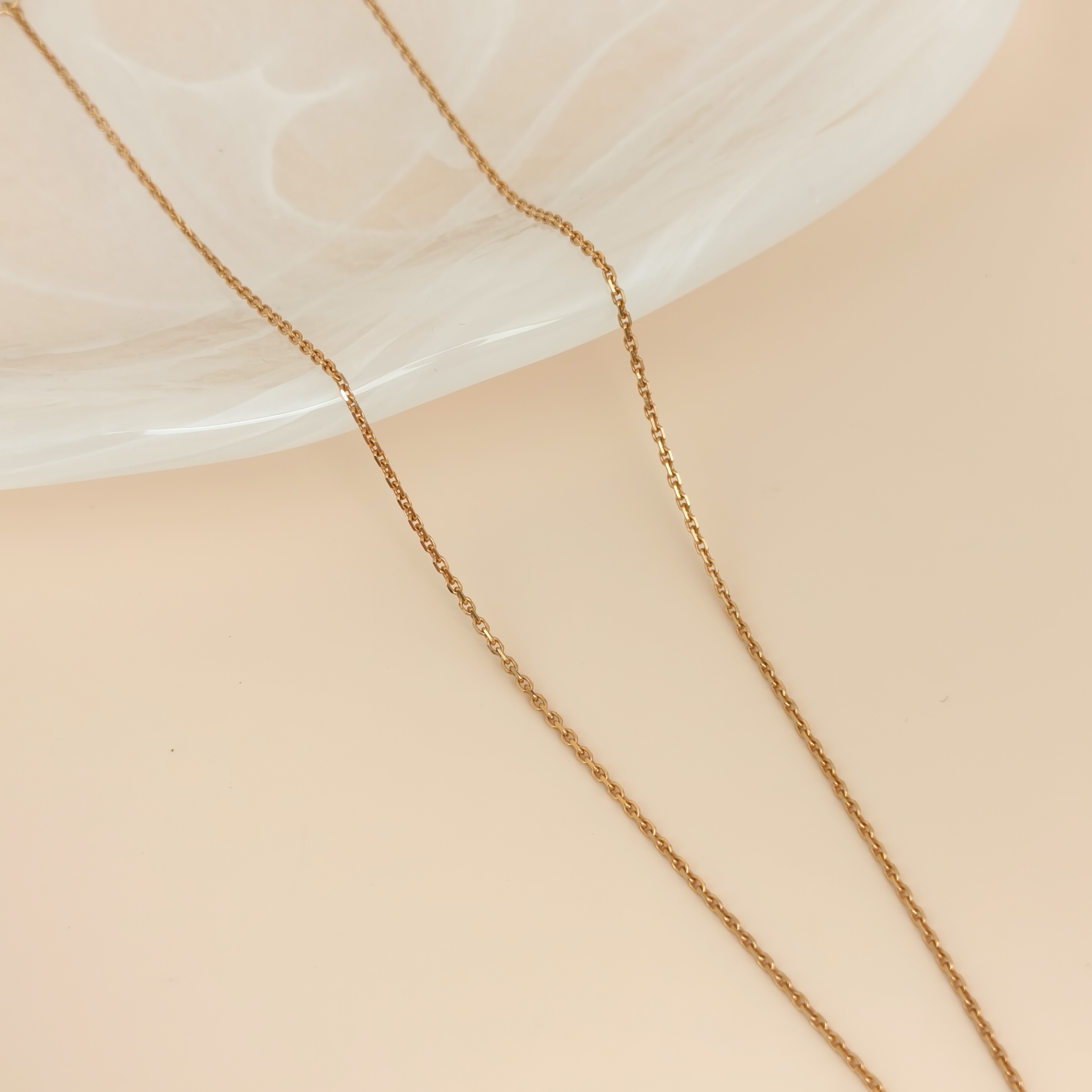Van Cleef & Arpels Necklace Alhambra Pearl · White Mother-of-Pearl18KY ellow Gold Sweet Mini40cm — cover view 3 of 10