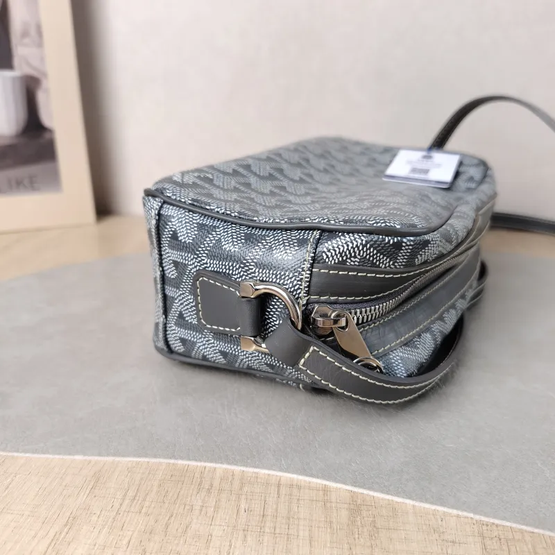 GOYARD Crossbody Bag Cap Vert Camera Bag Grey PVC Small 22 × 6.5 × 13 cm — detail view 2 of 11