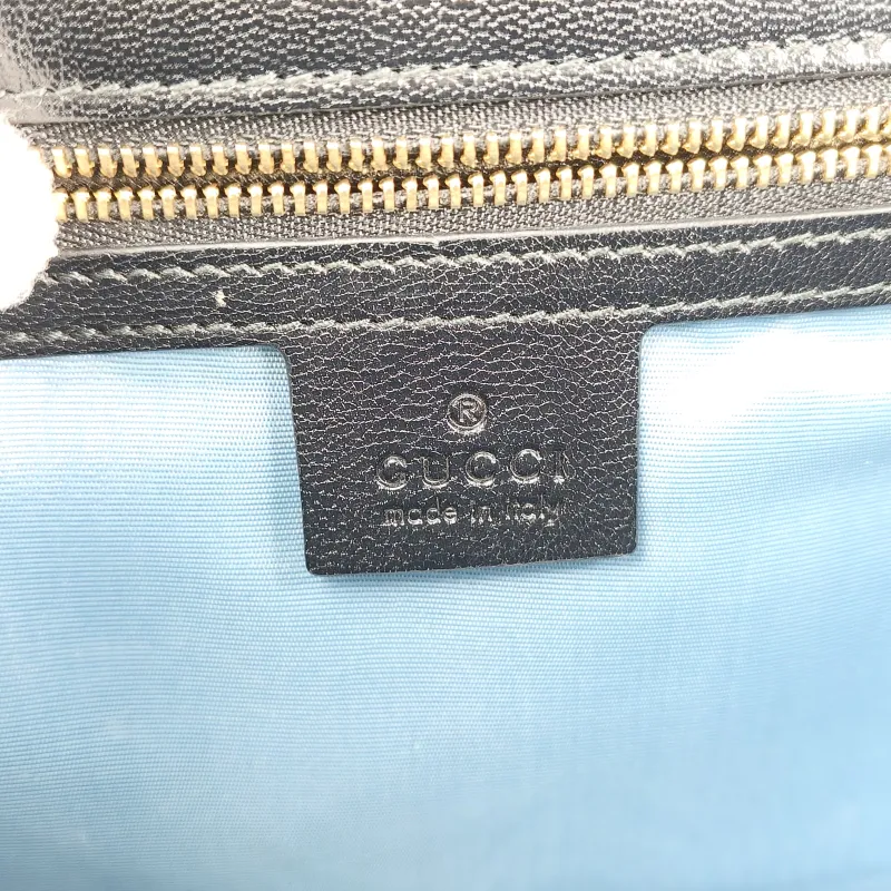 GUCCI Crossbody Bag Sylvie Shoulder Strap Edition Black Calfskin Small 25.5 × 8 × 17 cm — detail view 6 of 12