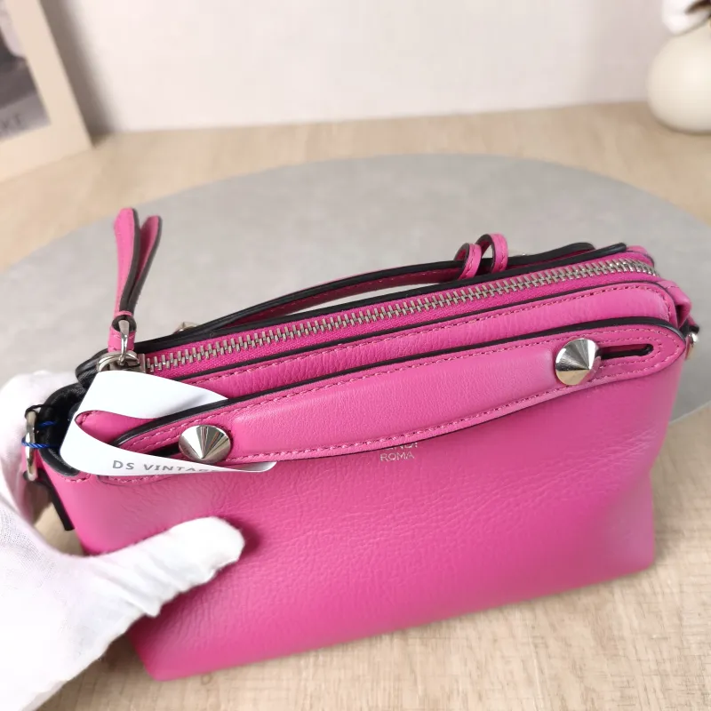 FENDI Crossbody Bag by the way Calfskin Mini 20.5 × 9 × 12 cm — detail view 12 of 12