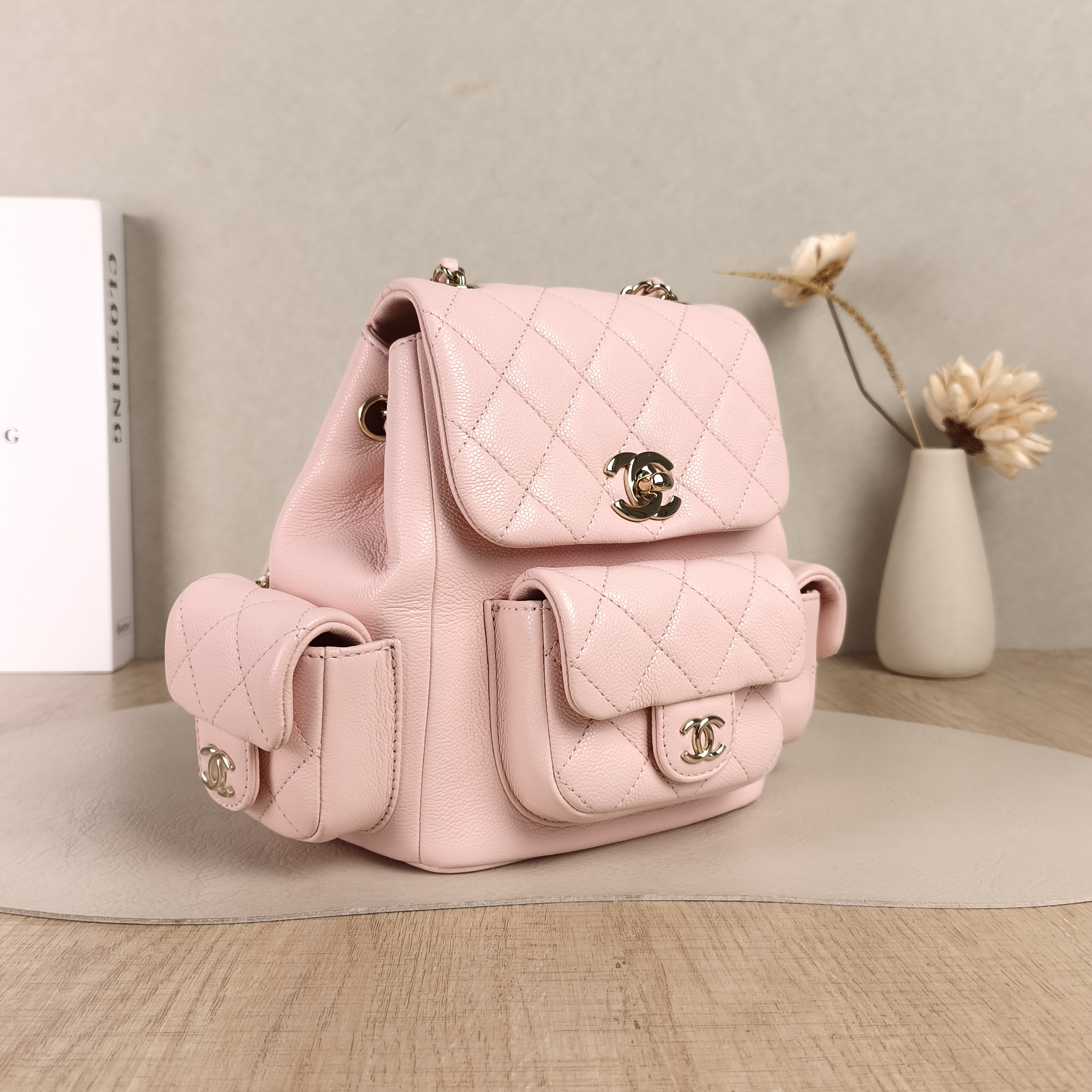Chanel Backpackduma Grained Calfskin Small18 × 9.5 × 19 cm — cover view 4 of 5