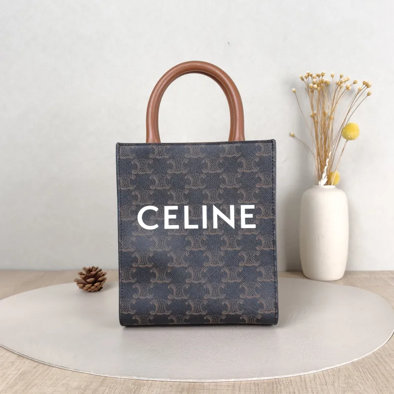 CELINE Crossbody Bag CABAS Mini Monogram PVC Mini 17 × 4 × 20.5 cm