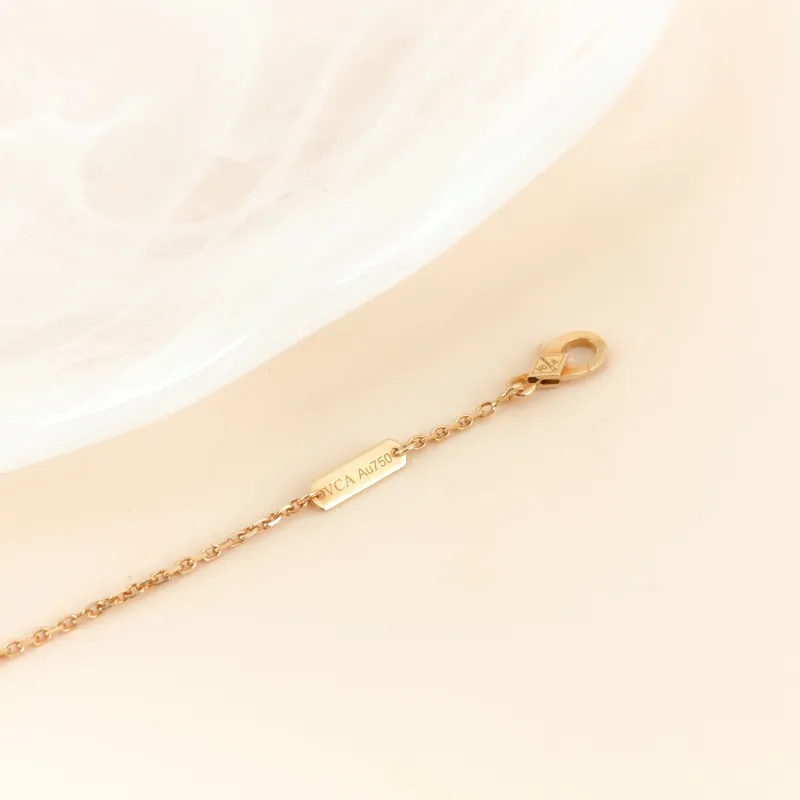 Van Cleef & Arpels Necklace Alhambra Alhambra Collection Necklace 18KY ellow Gold Vintage Small 41cm — cover view 5 of 10