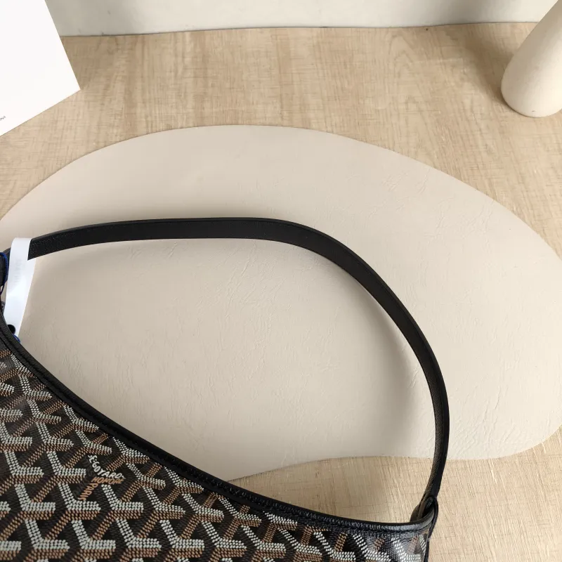 GOYARD Shoulder Bag Boheme Hobo​ Black ine Canvas Small 43 × 14 × 27 cm — detail view 6 of 10