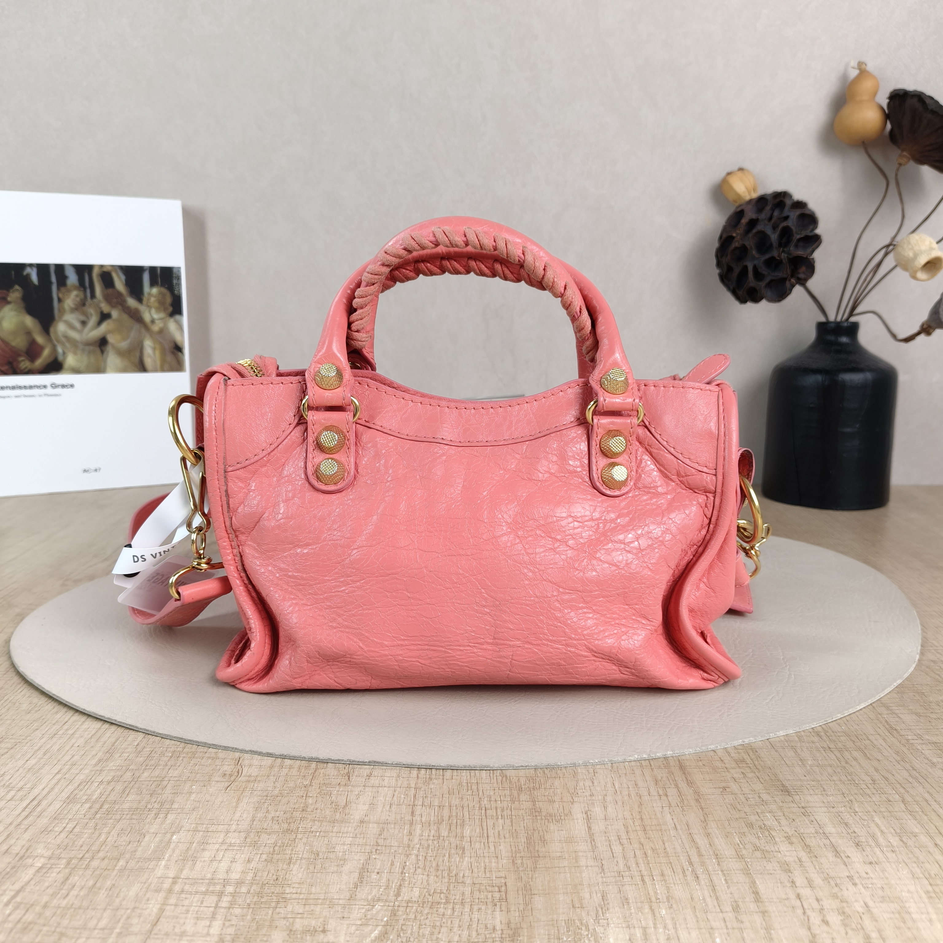 BALENCIAGA Crossbody Bag Classic City Pink Lambskinmini24 × 10 × 16 cm — cover view 2 of 5