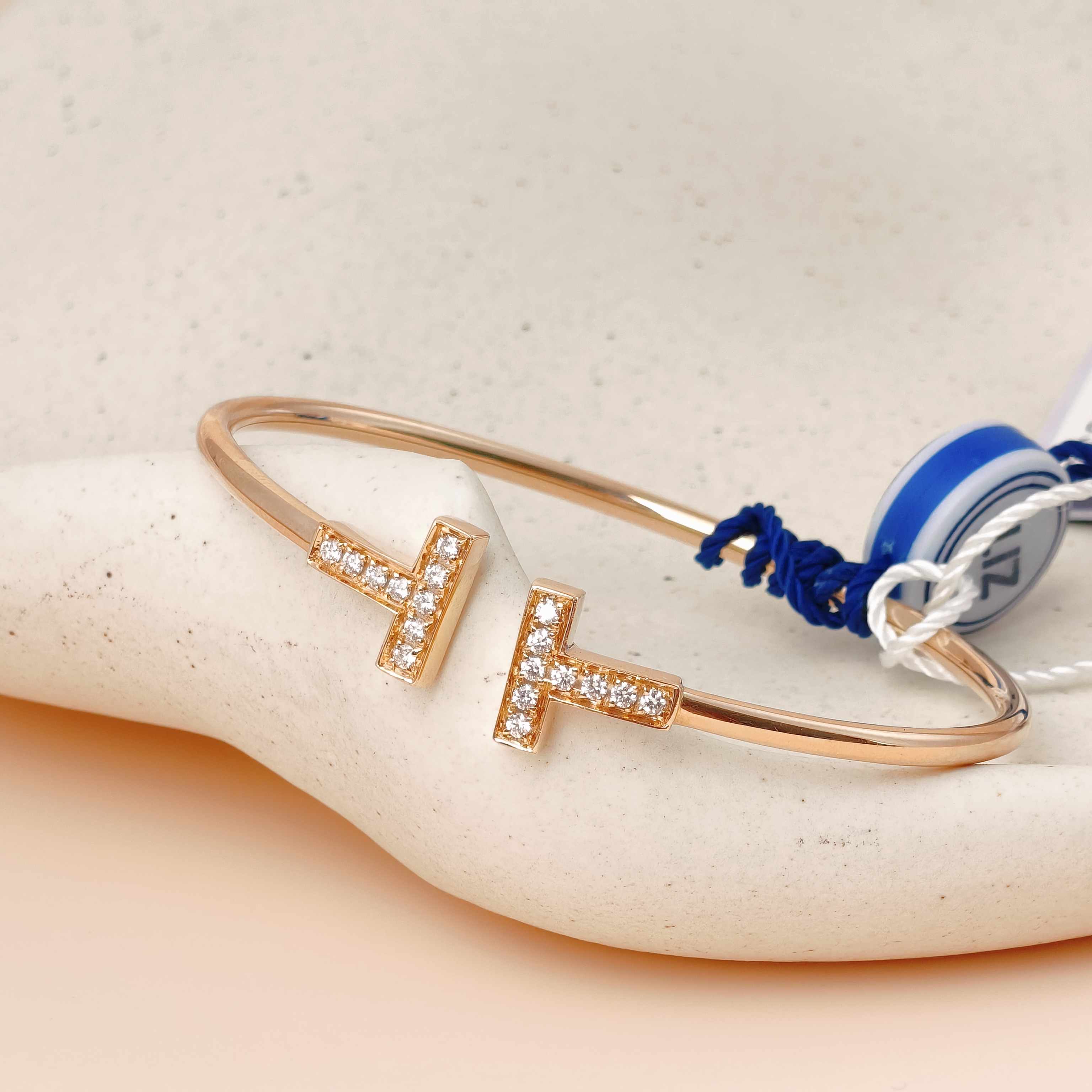 Tiffany&Co. Bangle TC ollection Yellow Gold 18KY ellow Gold Diamond One Size15cm — cover view 5 of 8