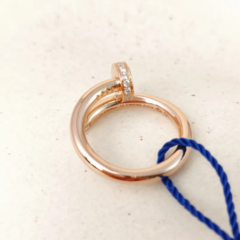 CARTIER Ring Juste un Clou Ring Rose Gold 18KR ose Gold Edition 52 — cover view 5 of 9