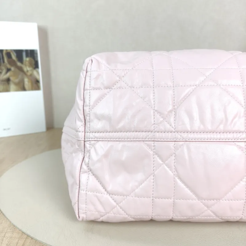 DIOR Top Handle Bag TOUJOURS Pink White Calfskin Medium28.5 × 17 × 21.5 cm — detail view 9 of 10