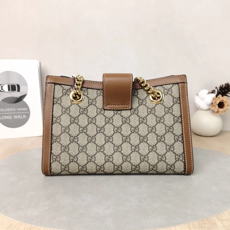 GUCCI Shoulder Bag Padlock Tote Monogram PVC Medium26 × 10 × 18 cm — cover view 3 of 5