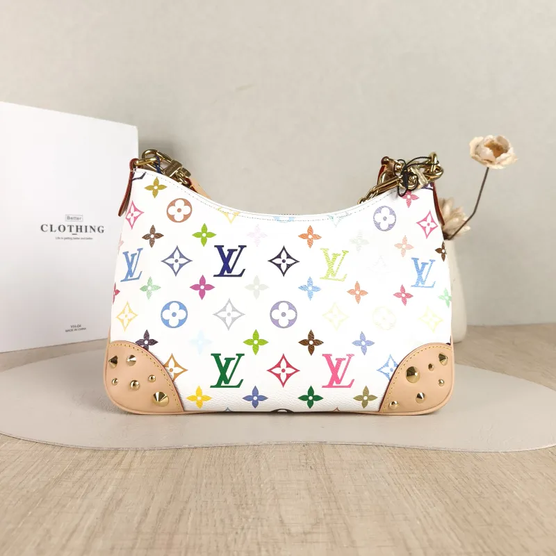 Louis Vuitton Crossbody Bag Boulogne Multicolore PVC Small26 × 9.5 × 16 cm — cover view 4 of 5