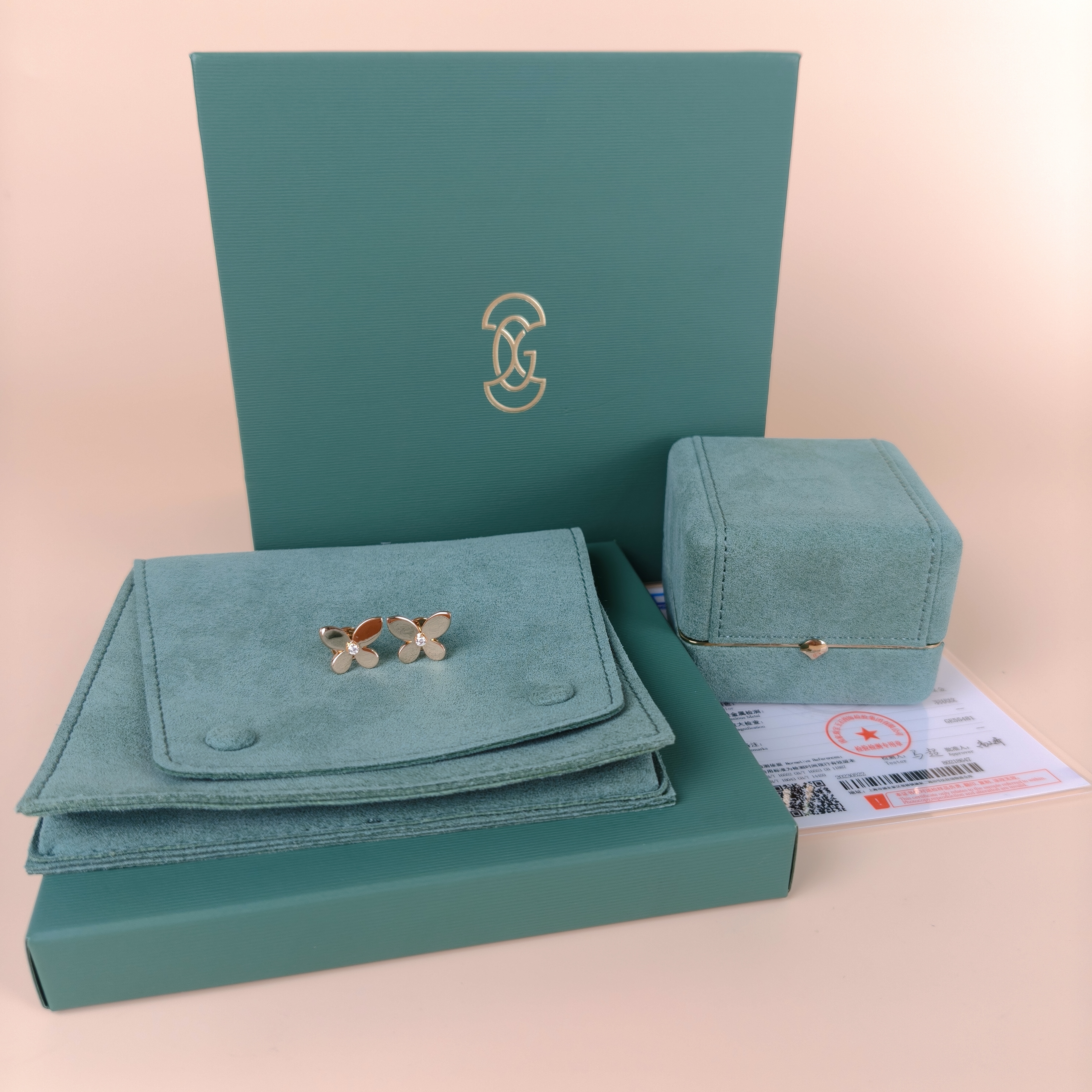 GRAFF Earrings Butterfly Collection Earrings Rose Gold Diamond18KR ose Gold One Size — cover view 2 of 8