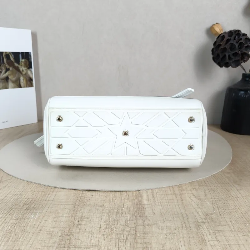 DIOR Top Handle Bag Vibe Bowling White Calfskin 25 × 11 × 15 cm — cover view 2 of 5