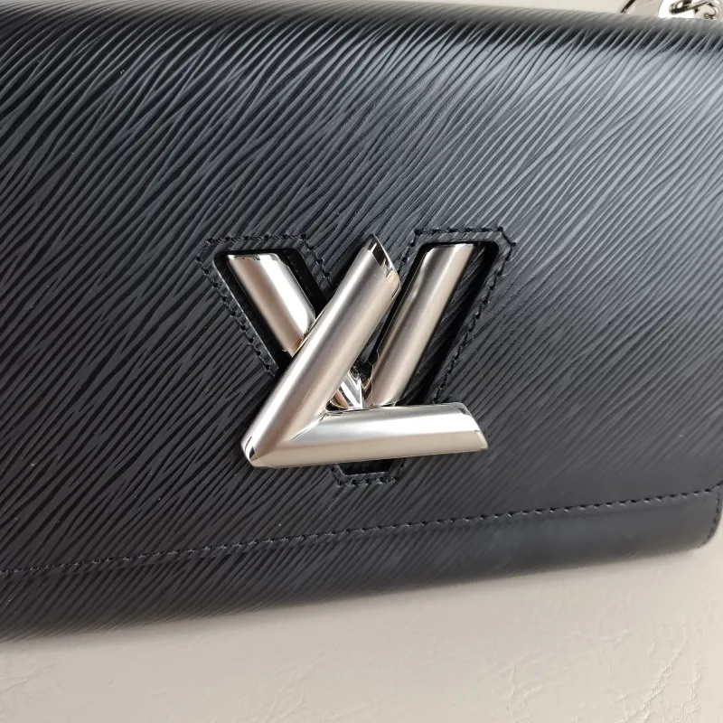 Louis Vuitton Crossbody Bag Twist Black Epi Embossed Calfskin Medium 23 × 9.5 × 17 cm — detail view 5 of 12
