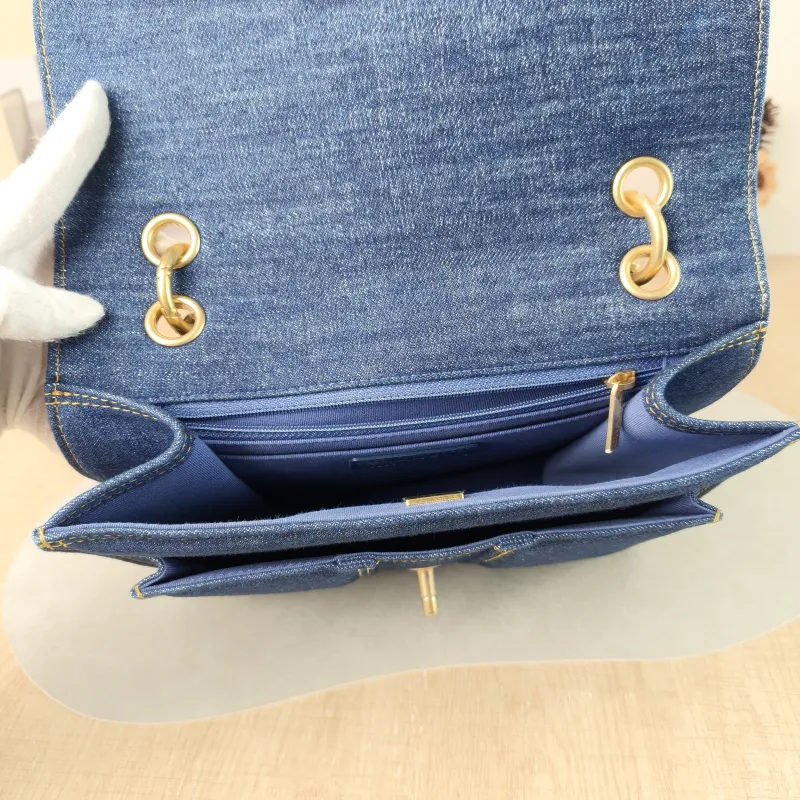 Chanel Backpack Backpack Blue One Size 25 × 6 × 22 cm — detail view 12 of 12
