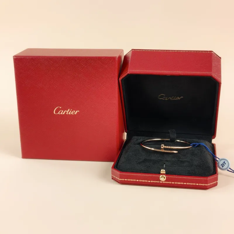 CARTIER Bangle Juste un Clou Bangle 18KR ose Gold Rose Gold 18KR ose Gold Small 17 — cover view 8 of 8