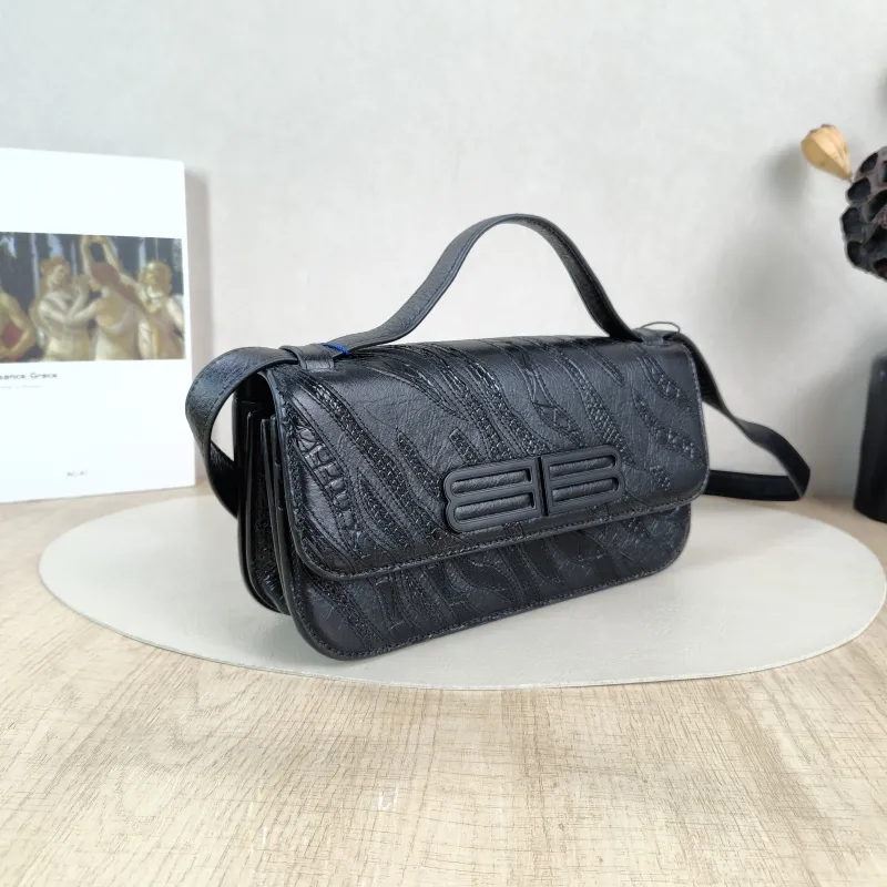 BALENCIAGA Shoulder Bag GOSSIP Black CC alfskin Small 23.5 × 10.5 × 12.5 cm — cover view 2 of 5