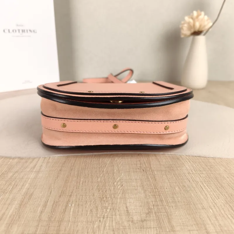 Chloé Crossbody Bag nile Top Handle Crossbody Bag Pink Calfskin 19 × 5 × 15.5 cm — cover view 5 of 5
