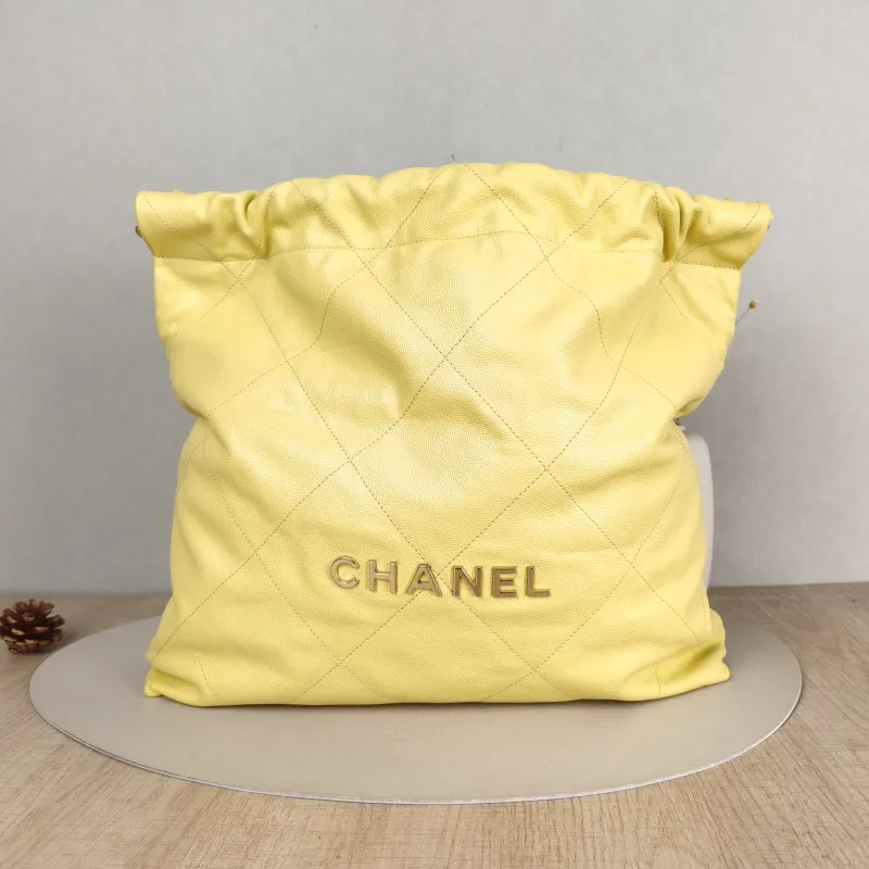 Chanel Shoulder Bag 22Bag Calfskin Medium 39 × 8 × 42 cm