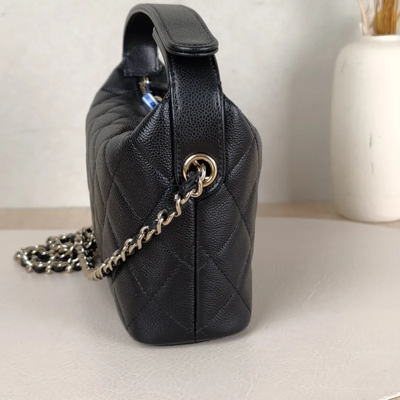 Chanel Crossbody Bag25c Vanity Case Bag Black Grained Calfskin One Size16 × 6 × 13 cm — detail view 11 of 12