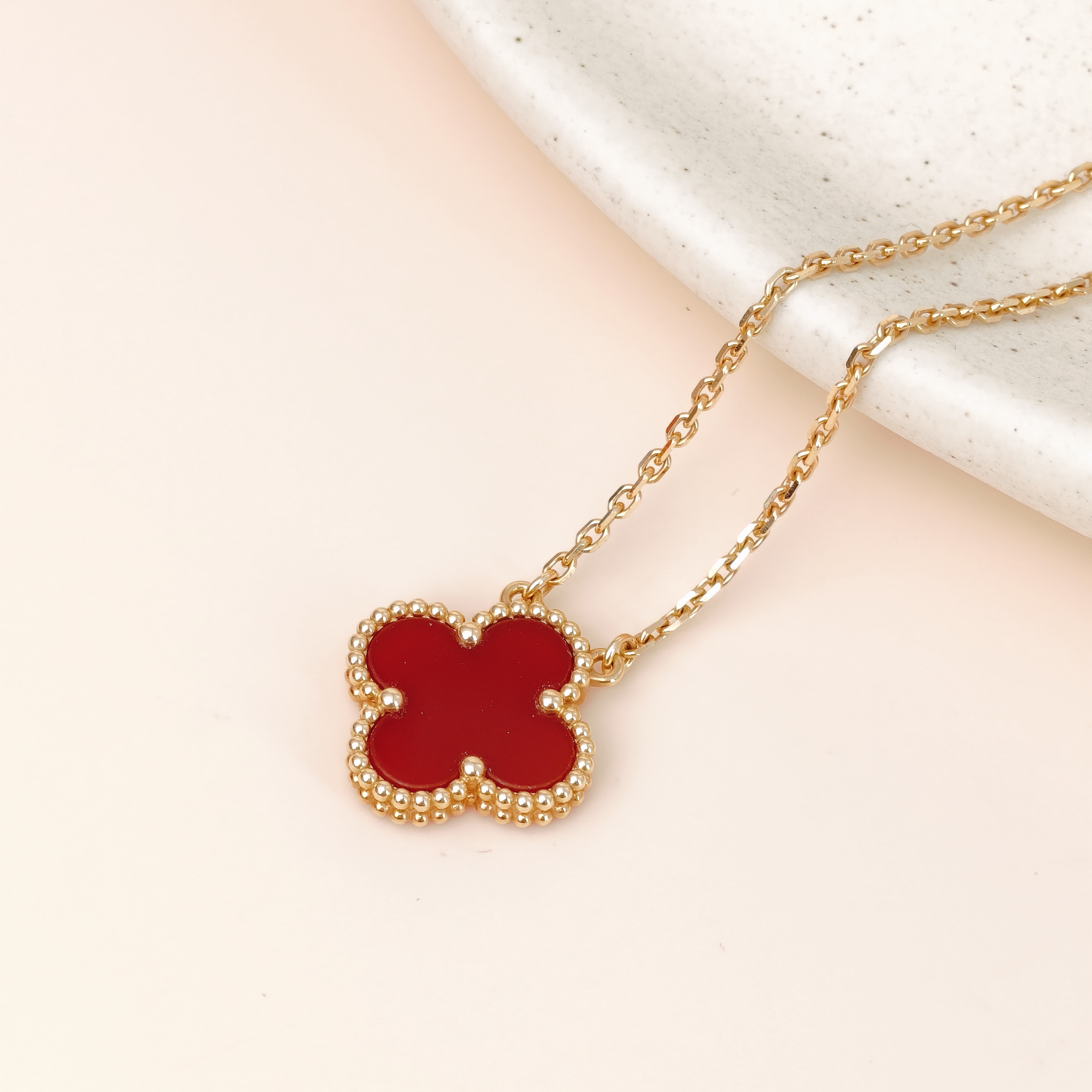 Van Cleef & Arpels Necklace Alhambra Alhambra Collection Necklace 18KY ellow Gold Vintage Small46cm — cover view 5 of 10