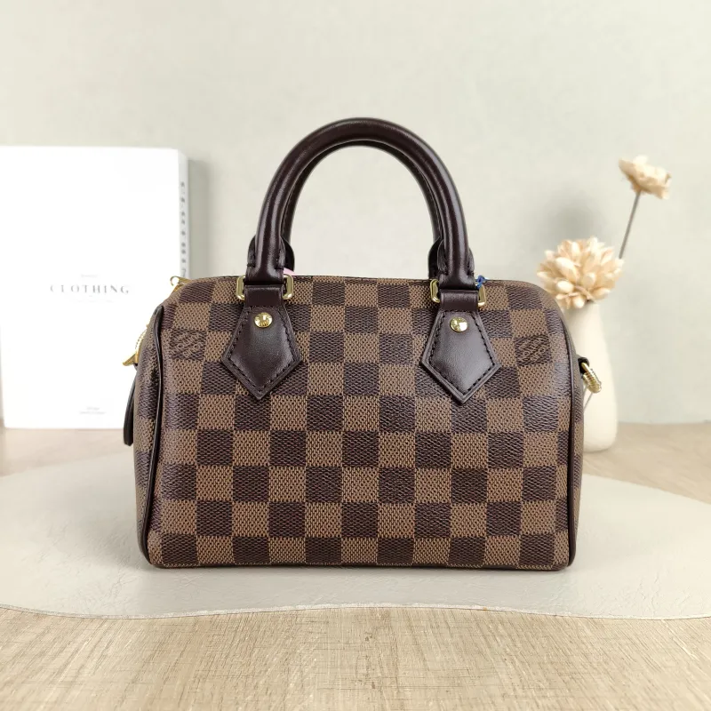 Louis Vuitton Crossbody Bag Speedy20 Shoulder Strap PVC Small 20.5 × 12 × 13.5 cm — cover view 5 of 5