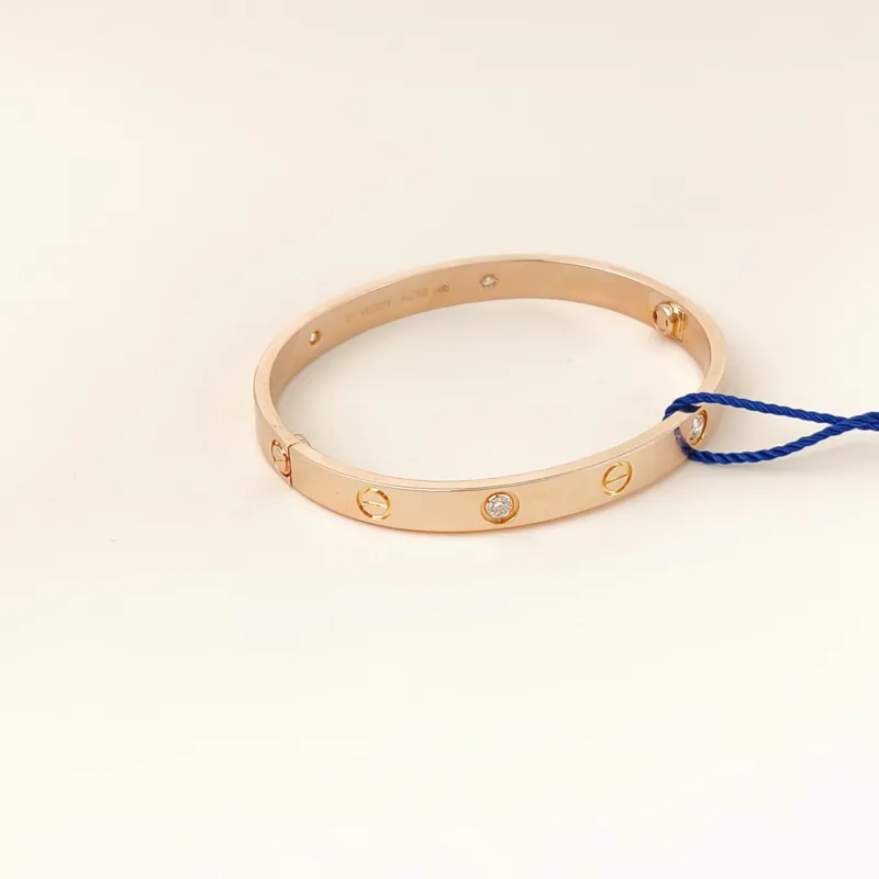 CARTIER Bangle Love Collection Bangle Rose Gold Diamond18KR ose Gold Edition 17 — cover view 4 of 11