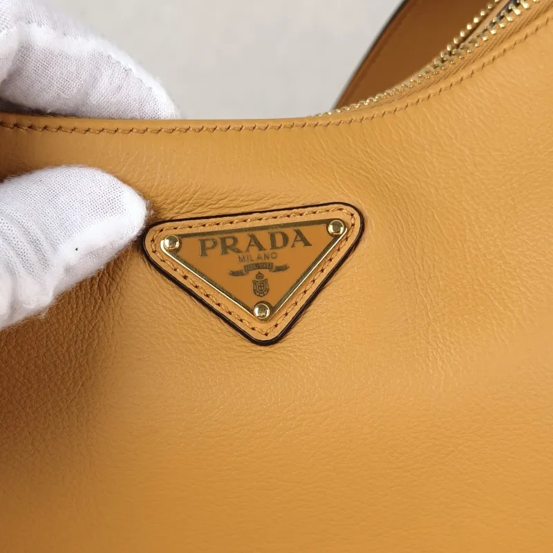 PRADA Shoulder Bag Aimée Yellow Calfskin One Size31 × 9 × 18 cm — detail view 1 of 13